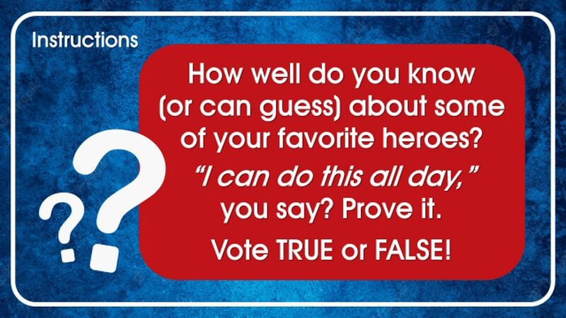 TRUE or FALSE: Heroic Edition